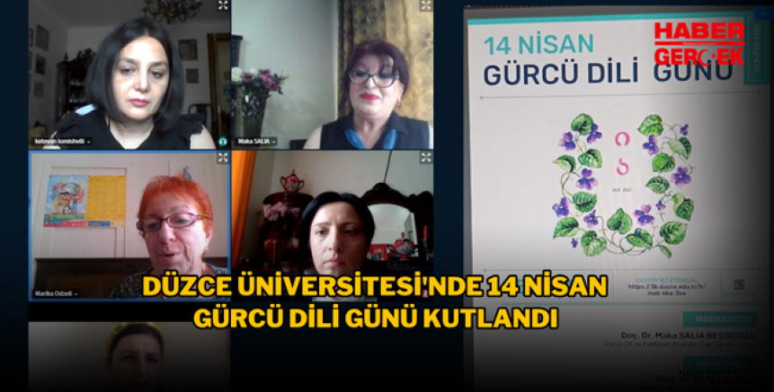 Düzce Üniversitesi'nde 14 Nisan Gürcü Dili Günü Kutlandı