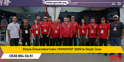 Düzce Üniversitesi'nden TEKNOFEST 2025'te Güçlü İmza