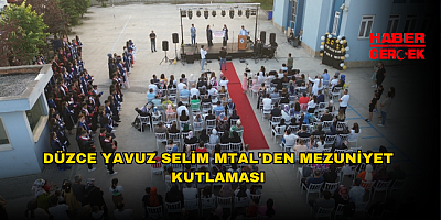 Düzce Yavuz Selim MTAL'den Mezuniyet Kutlaması