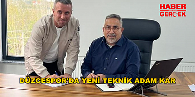 DÜZCESPOR'DA YENİ TEKNİK ADAM KAR