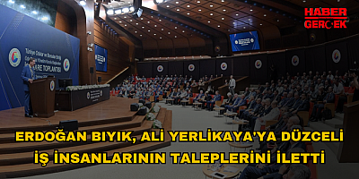 Erdoğan Bıyık, Ali Yerlikaya'ya Düzceli İş İnsanlarının Taleplerini İletti