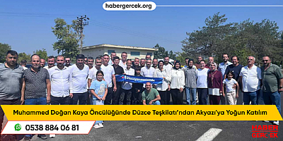 Muhammed Doğan Kaya Öncülüğünde Düzce Teşkilatı Akyazı'da Yoğun Katılımıyla Dikkat Çekti