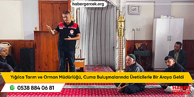 Yığılca Tarım ve Orman Müdürlüğü, Cuma Buluşmalarında Üreticilerle Bir Araya Geldi