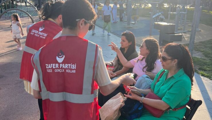 ZAFER PARTİSİ DÜZCE İL GENÇLİK KOLLARI’NDAN HAYIR DAĞITIMI