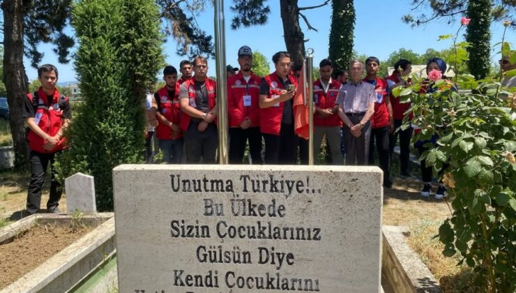 ŞEHİT UFUK BAYSAN KABRİ BAŞINDA ANILDI