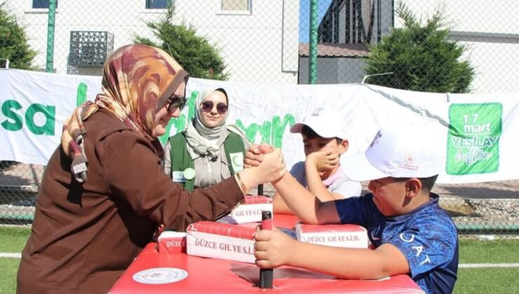 ULUSLARARASI UYUŞTURUCU İLE MÜCADELE GÜNÜ KAPSAMINDA DÜZCE’DE SPOR ETKİNLİKLERİ DÜZENLENDİ