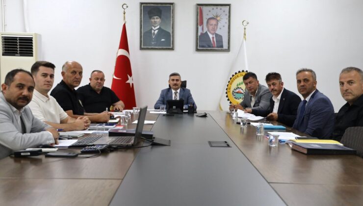 DÜZCE İL ENCÜMENİ, 17 GÜNDEM MADDESİNİ GÖRÜŞTÜ