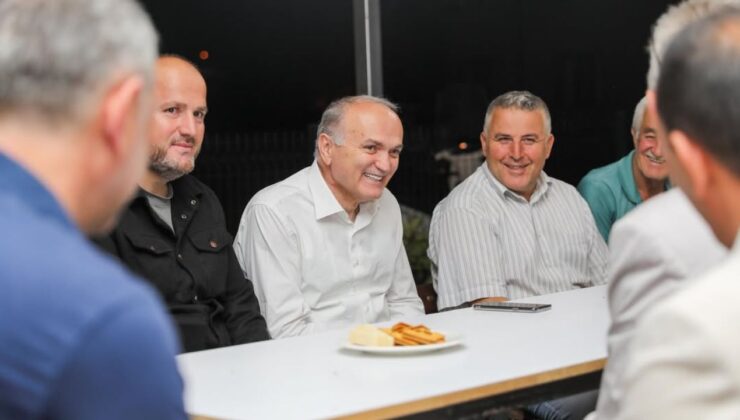 MUHTAR FATİH GÜL’ÜN DAVETİYLE BAŞKAN FARUK ÖZLÜ DEDELER MAHALLESİ’NDE