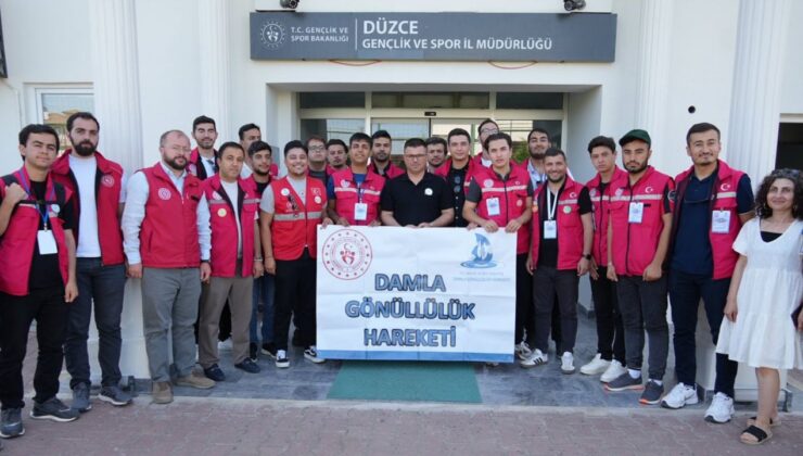 DAMLA GÖNÜLLÜLERİNDEN GENÇLİK VE SPOR İL MÜDÜRÜ İSA YAZICI’YA ZİYARET