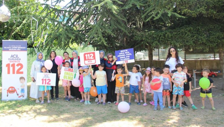 112 ACİL FARKINDALIĞI MİNİKLERLE BULUŞTU