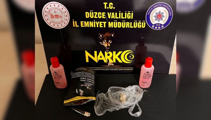 DÜZCE’DE UYUŞTURUCU OPERASYONUNDA; 1 KİŞİ TUTUKLANDI