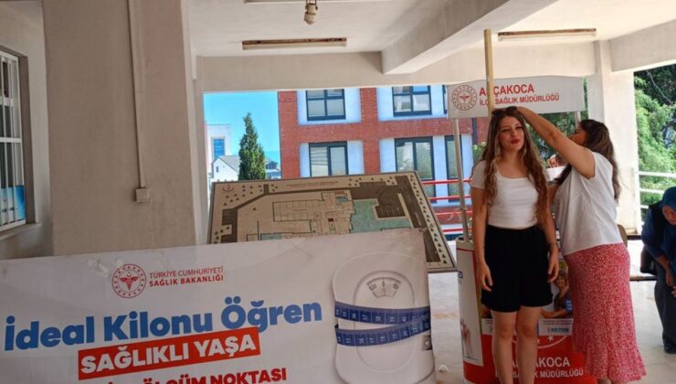 AKÇAKOCA’DA ”İDEAL KİLONU ÖĞREN, SAĞLIKLI YAŞA” PROJESİ