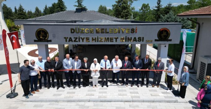 TAZİYE HİZMET BİNASI’NIN AÇILIŞI YAPILDI