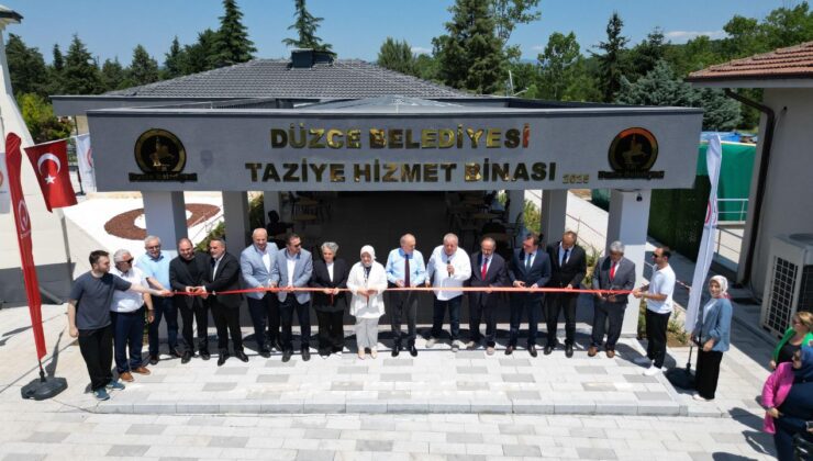 TAZİYE HİZMET BİNASI’NIN AÇILIŞI YAPILDI