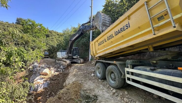 TAHİRLİ KÖYÜ’NDE HEYELAN MÜDAHALESİ BAŞARIYLA TAMAMLANDI