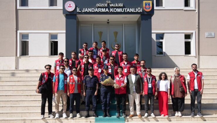 DAMLA HAREKETİNDEN GÜVENLİK GÜÇLERİNE TEŞEKKÜR ZİYARETİ