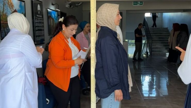 ÖĞRETMENLER VE OKUL ÇALIŞANLARI İDEAL KİLO İÇİN ÖLÇÜLDÜ