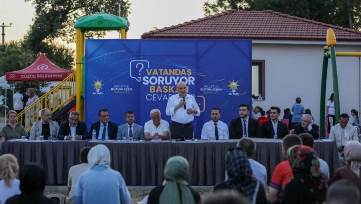 BAŞKAN FARUK ÖZLÜ SOĞUKPINAR MAHALLESİ’NDE VATANDAŞLA BULUŞTU