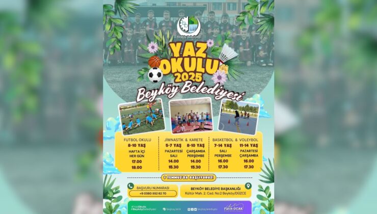BEYKÖY’DE YAZ SPOR OKULLARI BAŞLIYOR