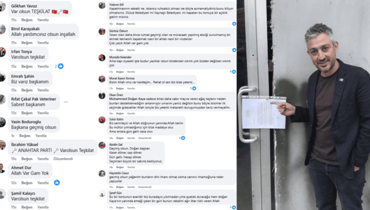 Başkan Muhammed Doğan Kaya’ya Mühürleme Kararı Sonrası Siyasi Destek Yağdı